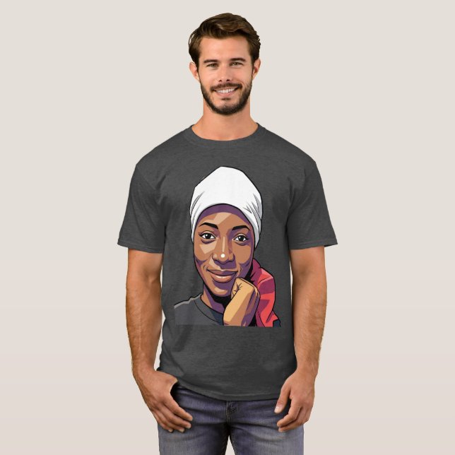 Gonemili Grace t-shirt homme  (Hel framsida)