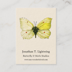 Gonepteryx rhamni - Common Brimstone Butterfly Visitkort
