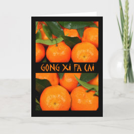 Gong Xi Fa Cai, kinesiskt nytt år, Mandarin Helgkort