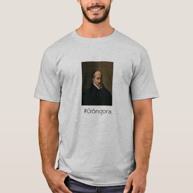 Góngora por Velazquez T Shirt (Framsida)
