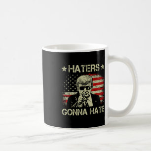 Gonna Hate Mitten Finger Funny Trump 2024 Presiden Kaffemugg