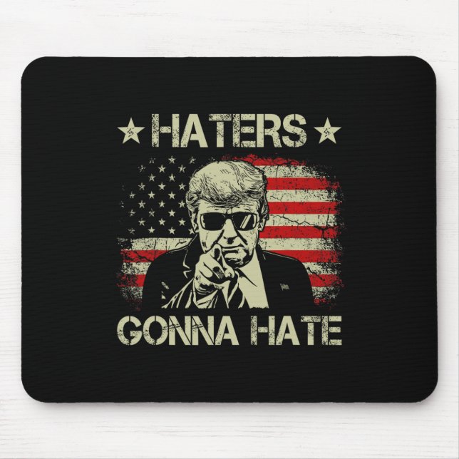 Gonna Hate Mitten Finger Funny Trump 2024 Presiden Musmatta (Framsidan)