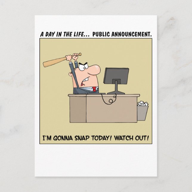 Gonna Snap (Arg Worker) Vykort (Framsida)