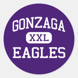 Gonzaga - Eagles - College - Washington Runt Klistermärke
