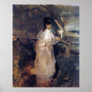 Gonzalès - Kvinna på klippa Poster
