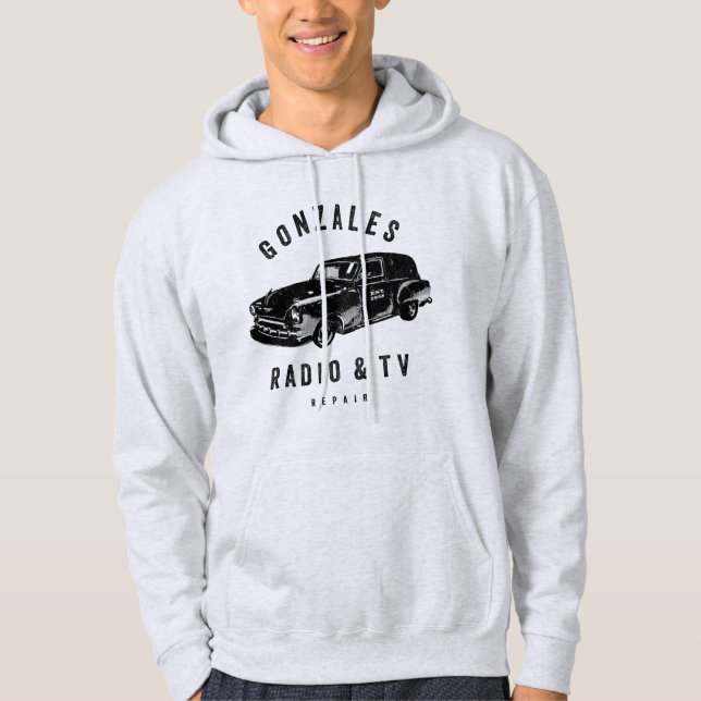 Gonzales Radio & TV Repair Hoodie (Framsida)