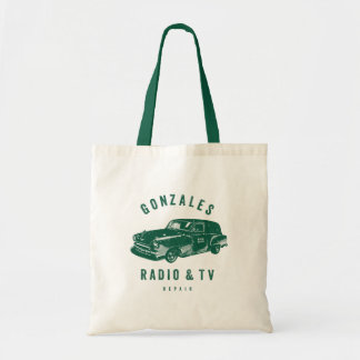 Gonzales Radio & TV Repair Tote Bag Tygkasse