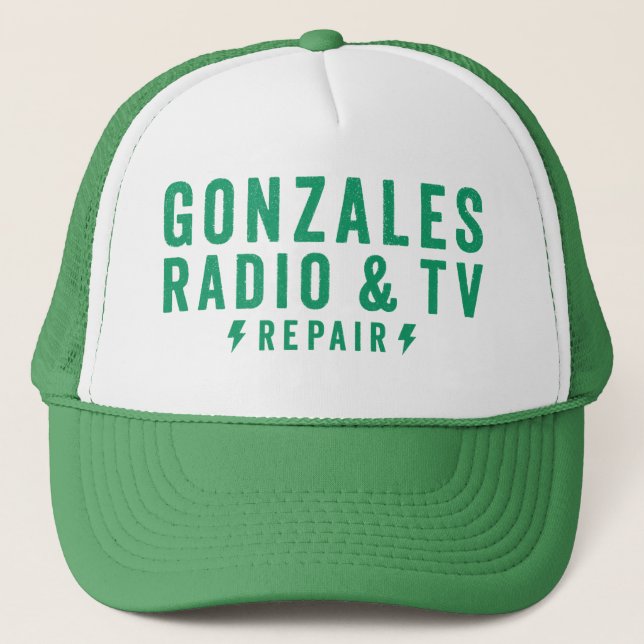 Gonzales Radio & TV Repair Truckerkeps (Framsida)