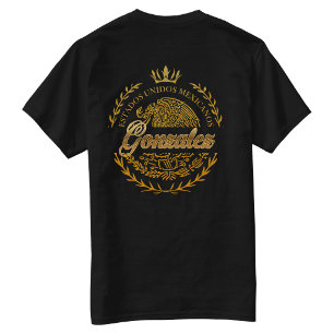 Gonzalez Efternamn Bakre träff T-shirt