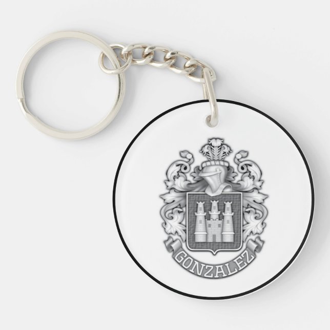  Gonzalez Family Crest Keychain (Framsidan)