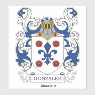 Gonzalez Family Crest Klistermärken
