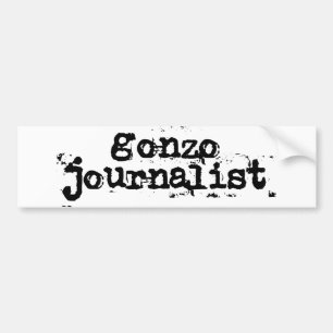 Gonzo journalist bildekal