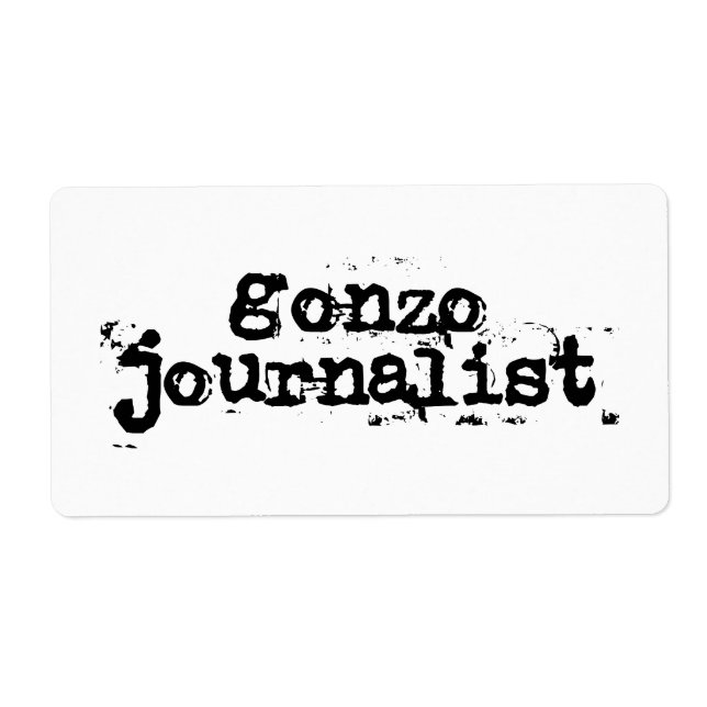 Gonzo Journalist Fraktsedel (Framsidan)