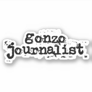 Gonzo Journalist Klistermärken