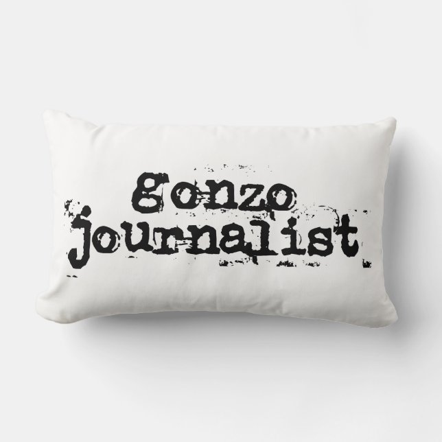 Gonzo Journalist Lumbarkudde (Framsida)