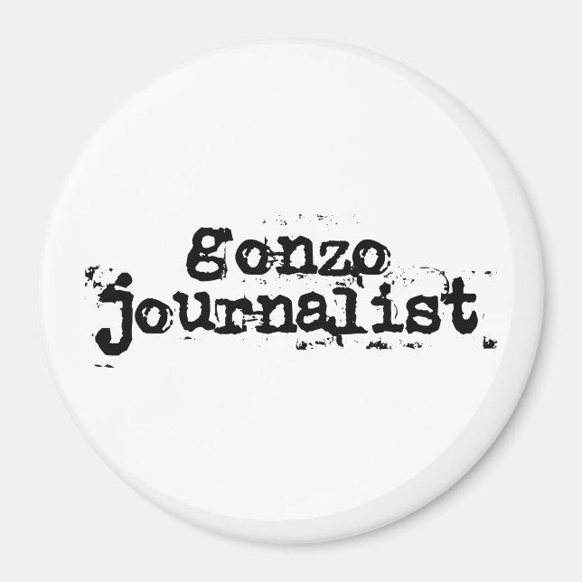 Gonzo Journalist Magnet (Framsidan)