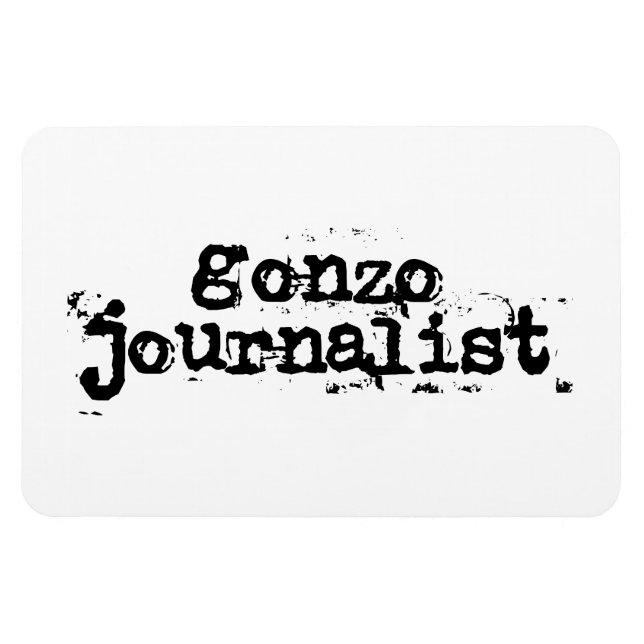 Gonzo Journalist Magnet (Horisontell)