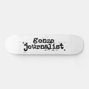 Gonzo Journalist Skateboard Bräda 19,5 Cm