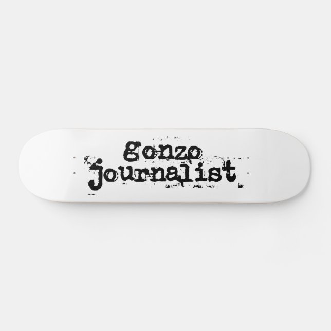 Gonzo Journalist Skateboard Bräda 19,5 Cm (Horz)