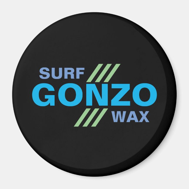 GONZO SURFA VAX magnet (Framsidan)