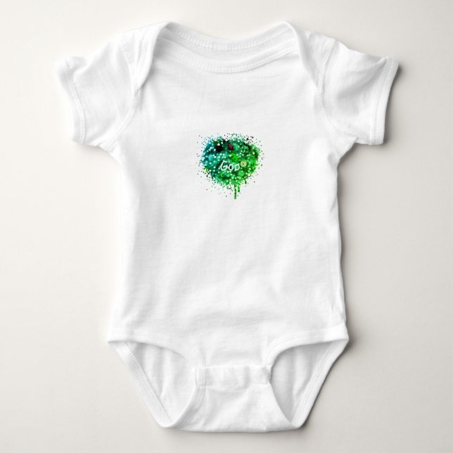 Goo Baby helkroppsoverall T Shirt (Framsida)