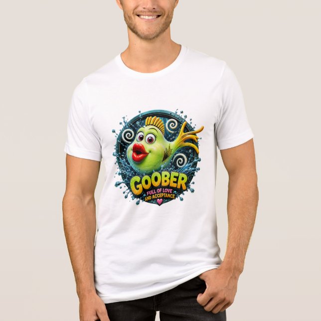 Goober fisk han hon gåva inspiration t shirt (Framsida)
