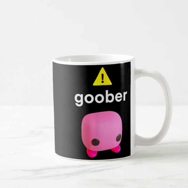 Goober Funny Meme Ironic Weirore  Kaffemugg (Höger)