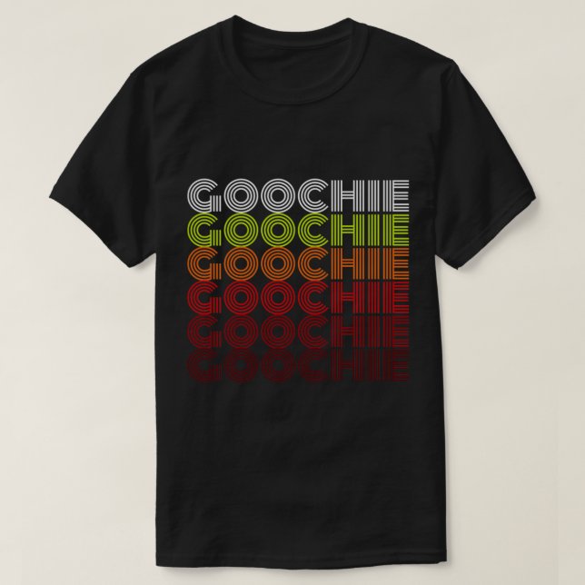 Goochie Vintage T Shirt (Design framsida)