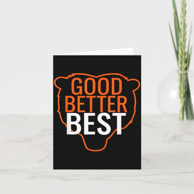 Good Better Bear Outline Motivation  Kort (Framsida)