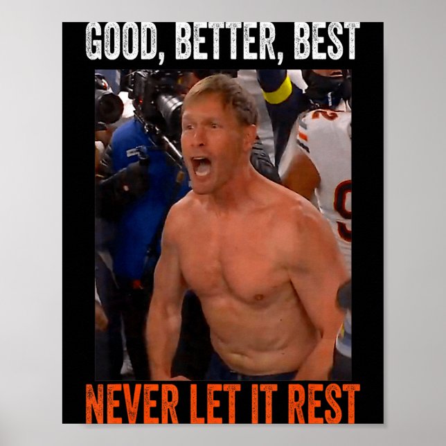 Good Better Never Let It Rest Ben Johnson  Poster (Framsidan)