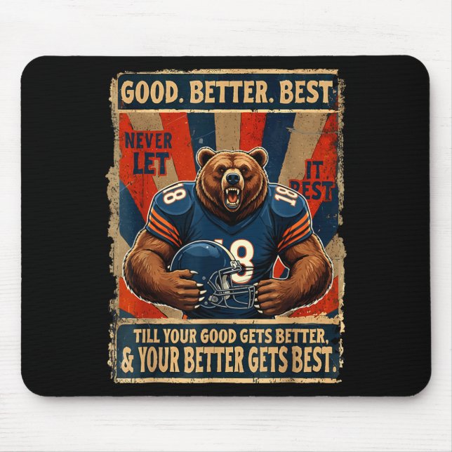 Good Better Never Let It Rest Funny Bear  Musmatta (Framsidan)