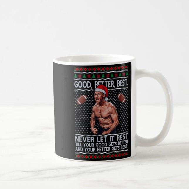 Good Better Never Let It Rest Xmas Ben Johnson  Kaffemugg (Höger)