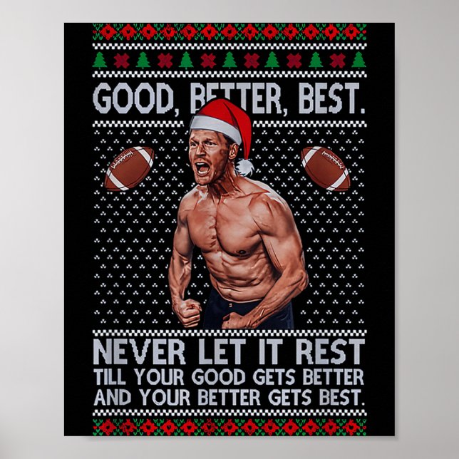 Good Better Never Let It Rest Xmas Ben Johnson  Poster (Framsidan)