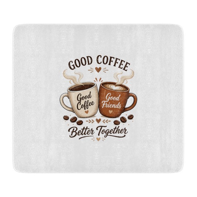 Good Coffee Good Friends mit zwei Kaffeetassen (Framsidan)