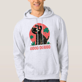 Good Doggo Retro Dog Art Hoodie