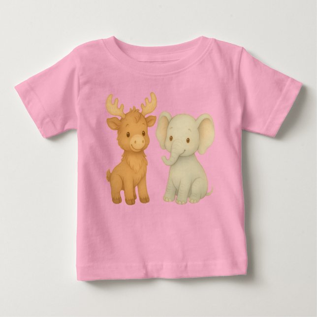 "Good Friends" Baby T-Shirt (Framsida)