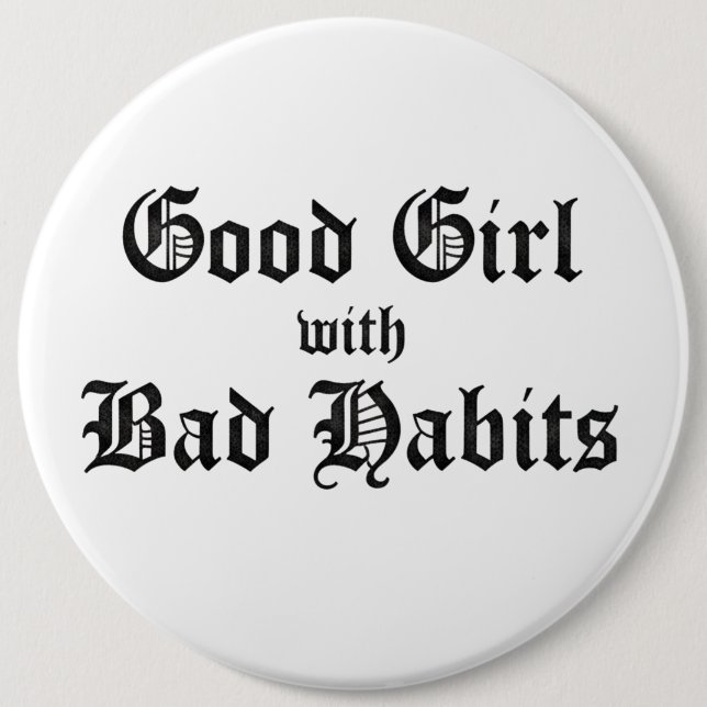 GOOD GIRL WITH BAD HABITS KNAPP (Framsida)