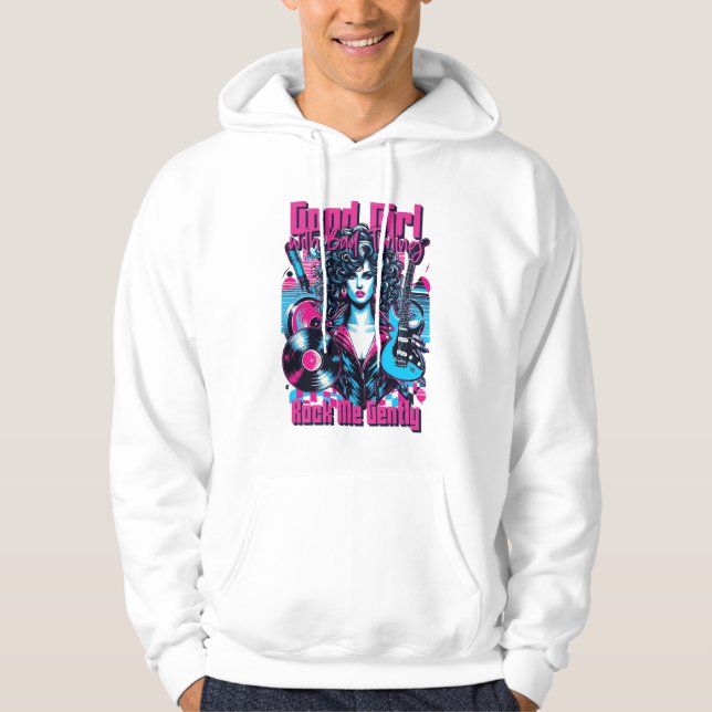 Good Girl with Bad Timing - Rock me Gently Hoodie (Framsida)