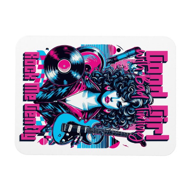 Good Girl with Bad Timing - Rock me Gently Magnet (Horisontell)