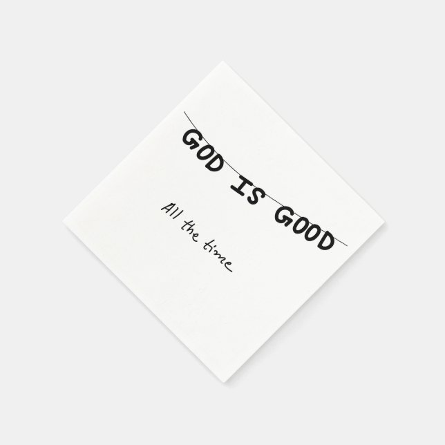 Good Is Good All the time Pappersservett (Hörn)