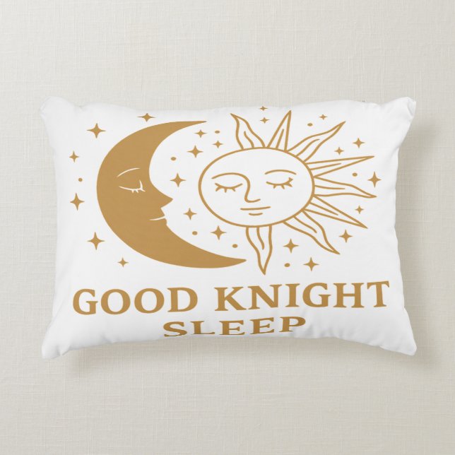 Good Knight Sleep Celestial Kudde – Måne, Sol & S (Framsidan)