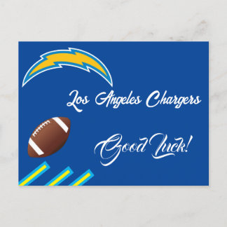 Good Luck for Los Angeles Chargers team Meddelande Vykort