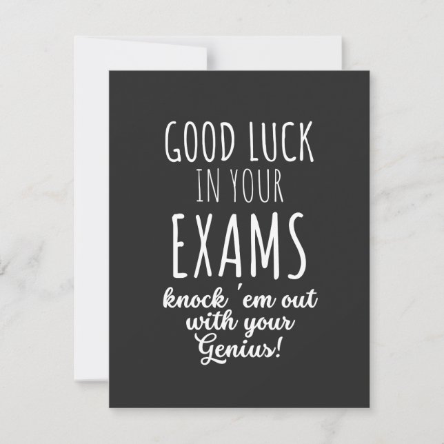 good Luck in your exams (Framsida)