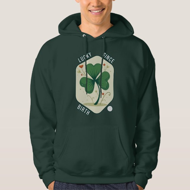 Good Luck Shamrock St Patrick’s Day - camiseta Hoodie (Framsida)