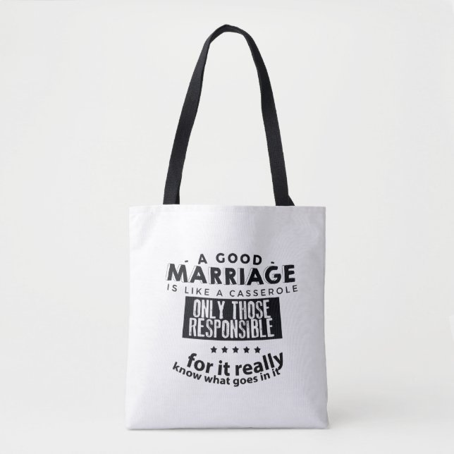 Good Marriage is Like a Casserole  Tygkasse (Framsida)