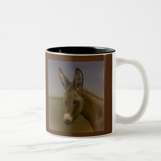 Good Morning Donkey Två-Tonad Mugg (Höger)