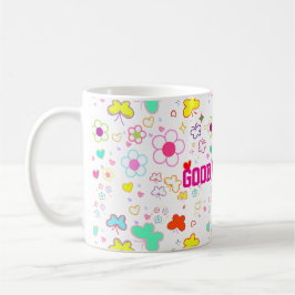 GOOD MORNING PATTERN MUG KAFFEMUGG