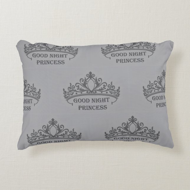 Good night princess Accent Pillow Prydnadskudde (Framsidan)
