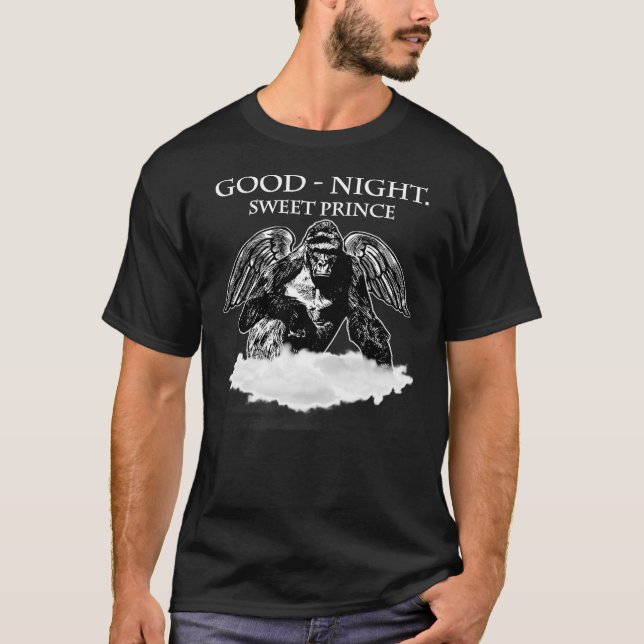 Good Night, Sweet Prince Harambe Essential T-Shirt (Framsida)