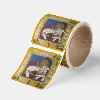 Good Shepherd Fyrkantigt Klistermärke